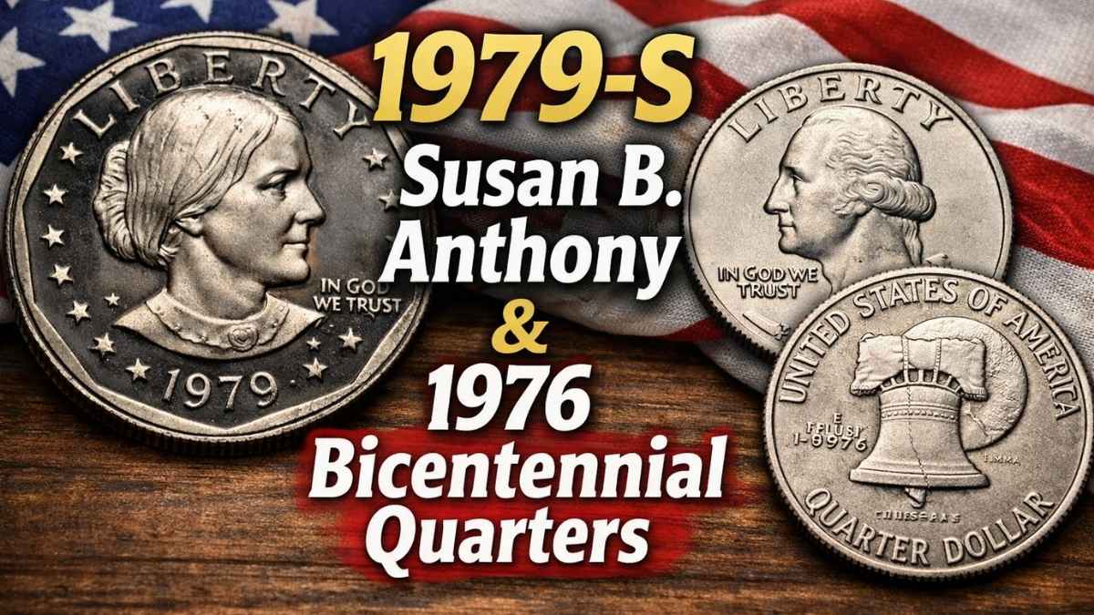 1979‑S Susan B. Anthony and 1976 Bicentennial Quarters: How These Rare Coins Became Worth Thousands